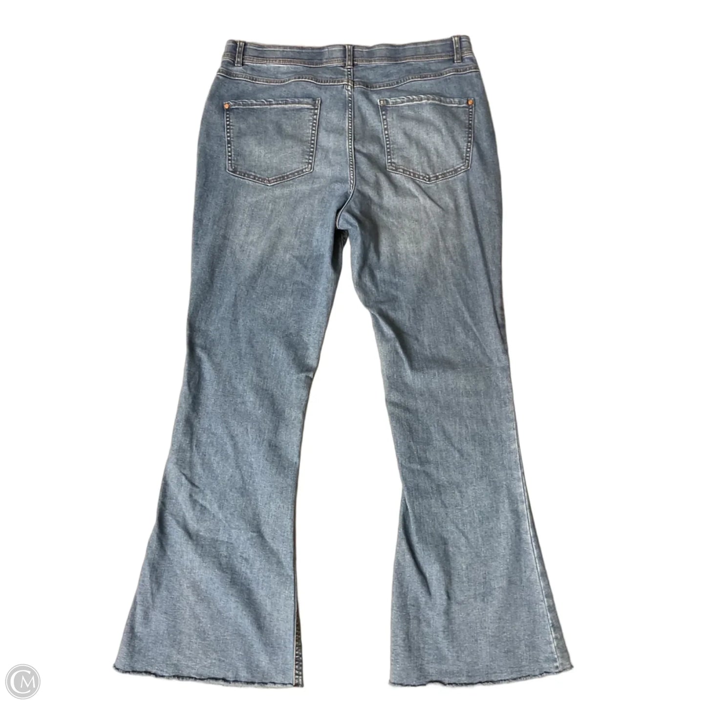 Jeans Flared By Clothes Mentor In Blue, Size: 16