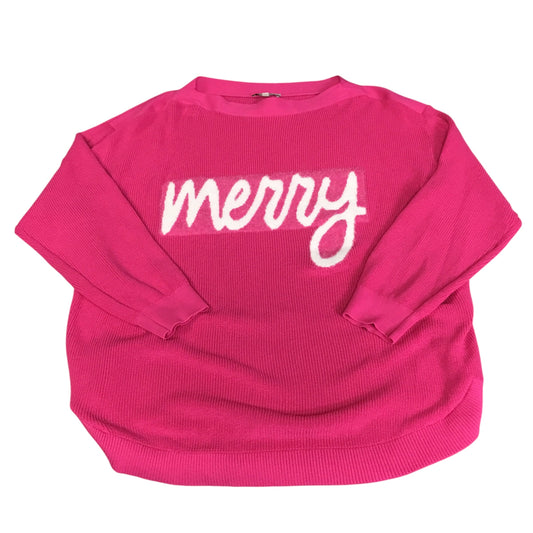 Sweater By Clothes Mentor In Pink, Size: 2x