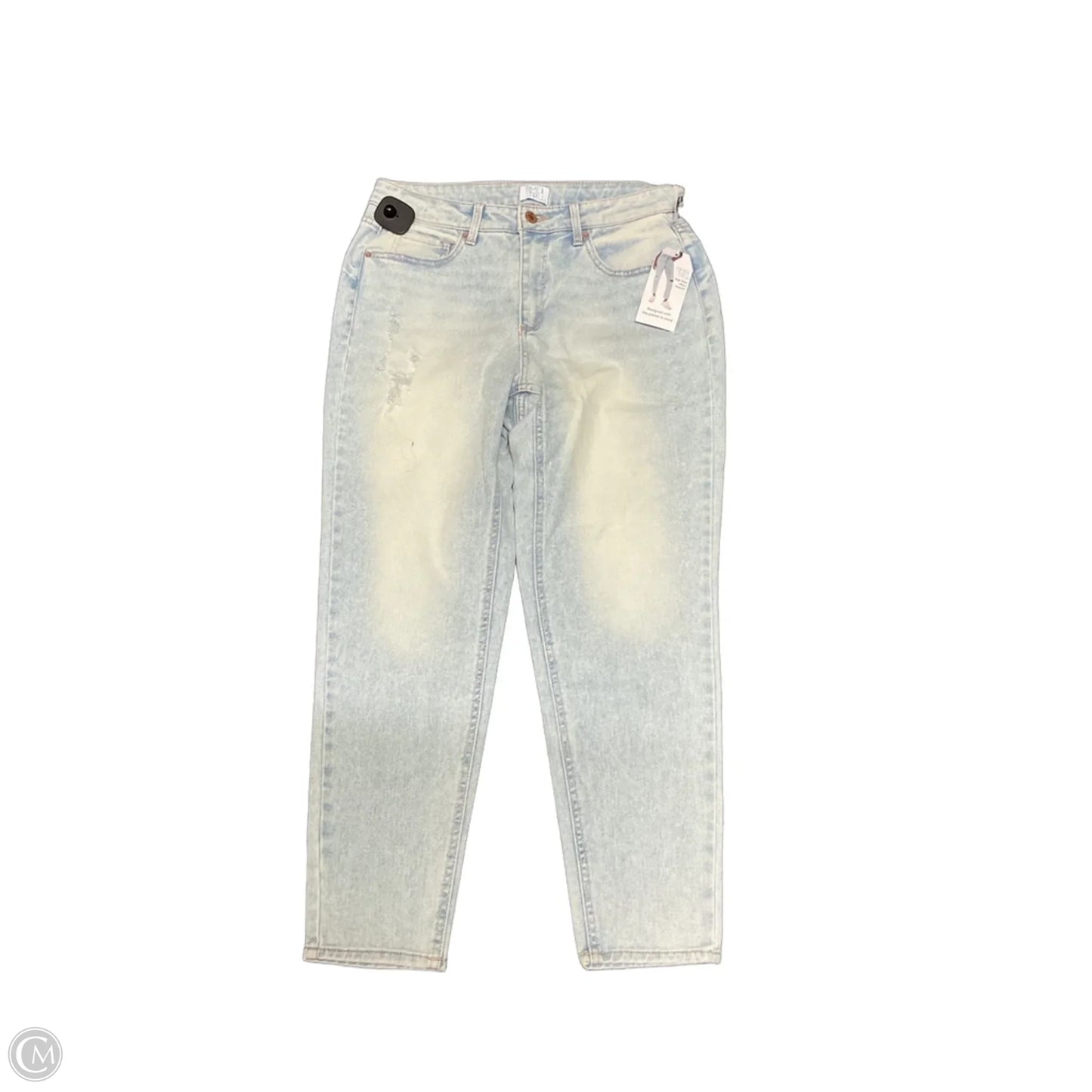 Jeans Straight By Time And Tru In Blue Denim, Size: 8