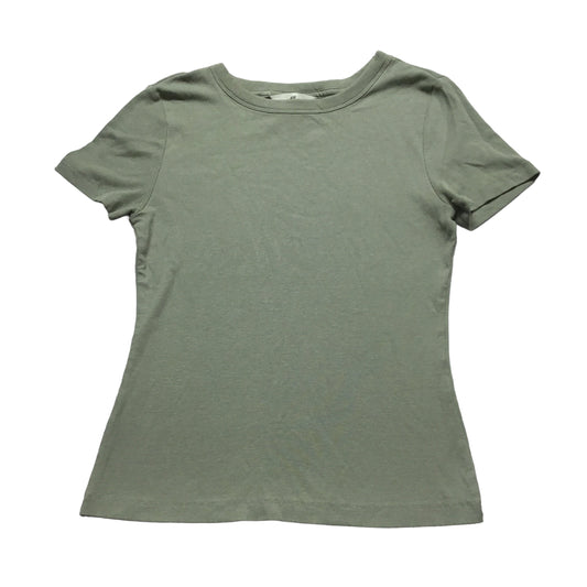 Green Top Short Sleeve H&m, Size M