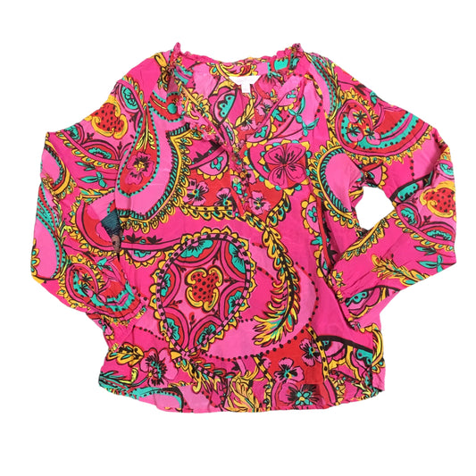 Pink Top Long Sleeve Lilly Pulitzer, Size S