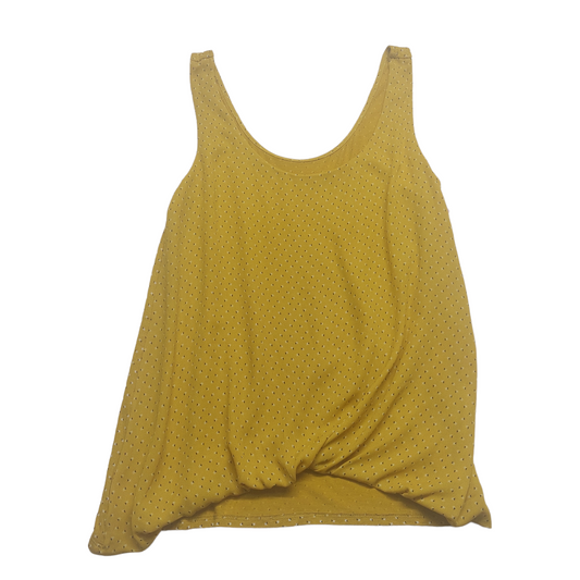 Yellow Top Sleeveless Loft, Size S