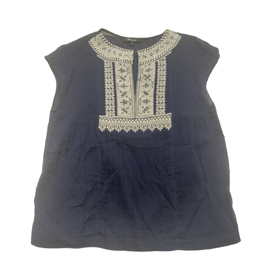 Navy Top Sleeveless Madewell, Size S