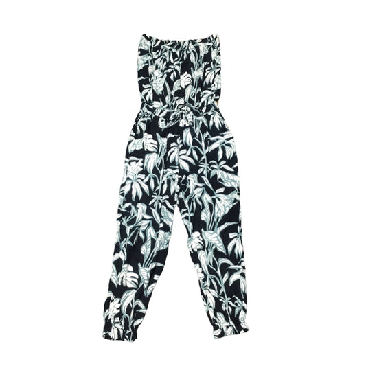 Tropical Print Jumpsuit Clothes Mentor, Size L