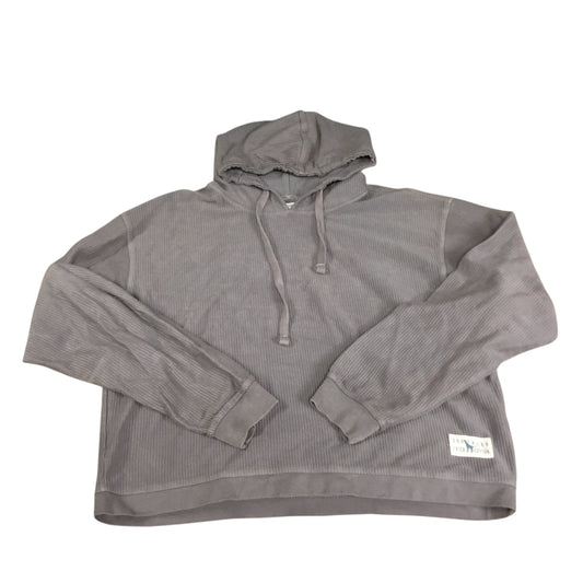 Sweatshirt Hoodie By Clothes Mentor In Taupe, Size: 2x