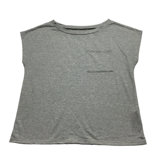 Grey Top Short Sleeve Cmf, Size M