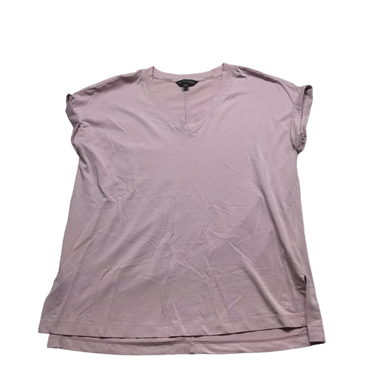 Pink Top Short Sleeve Basic Banana Republic, Size M