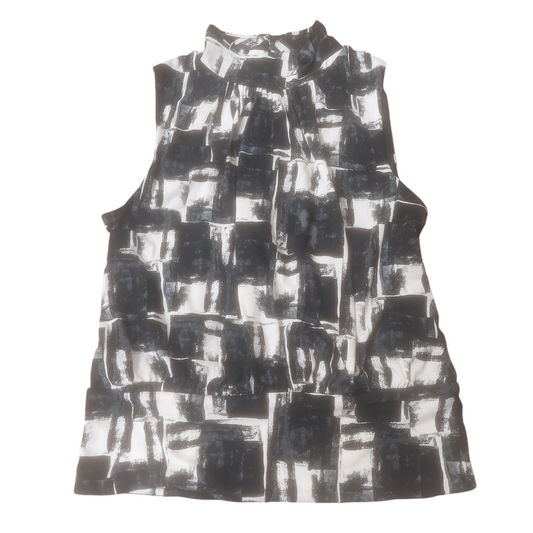 Top Sleeveless By White House Black Market In Black & White, Size: Xs