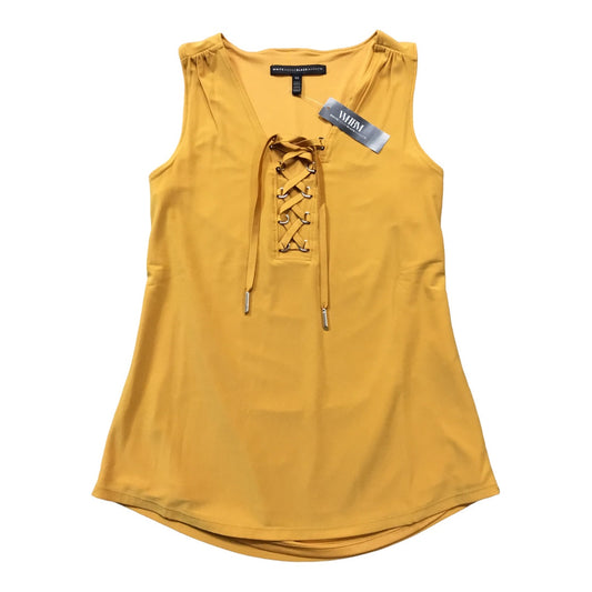 Top Sleeveless By White House Black Market In Yellow, Size: Xs