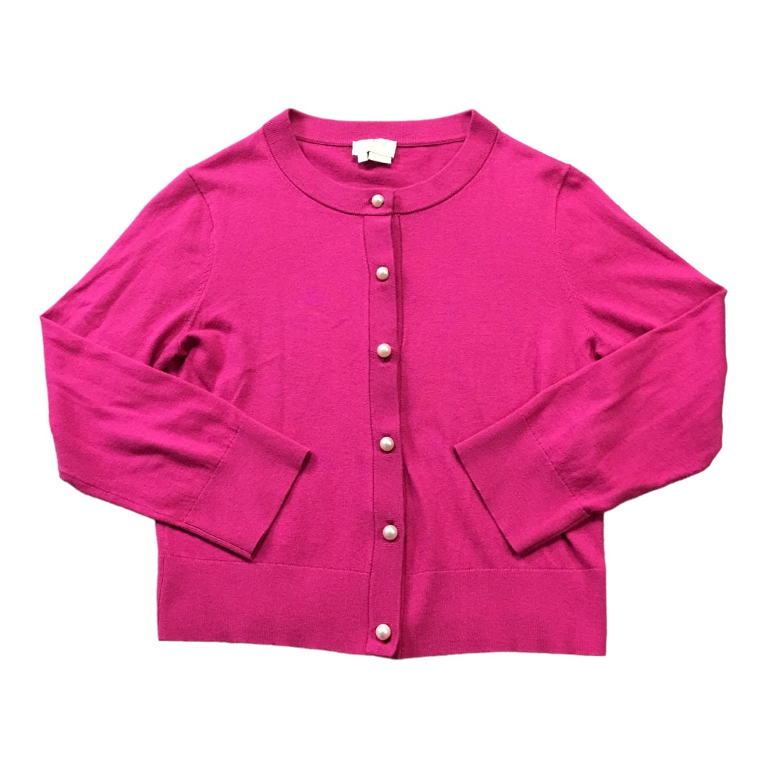 Sweater Cardigan By Kate Spade In Pink, Size: S