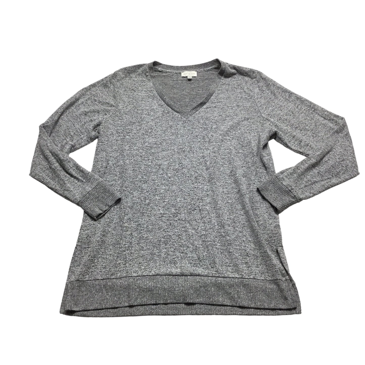 Top Long Sleeve By Lucky Brand In Grey, Size: L