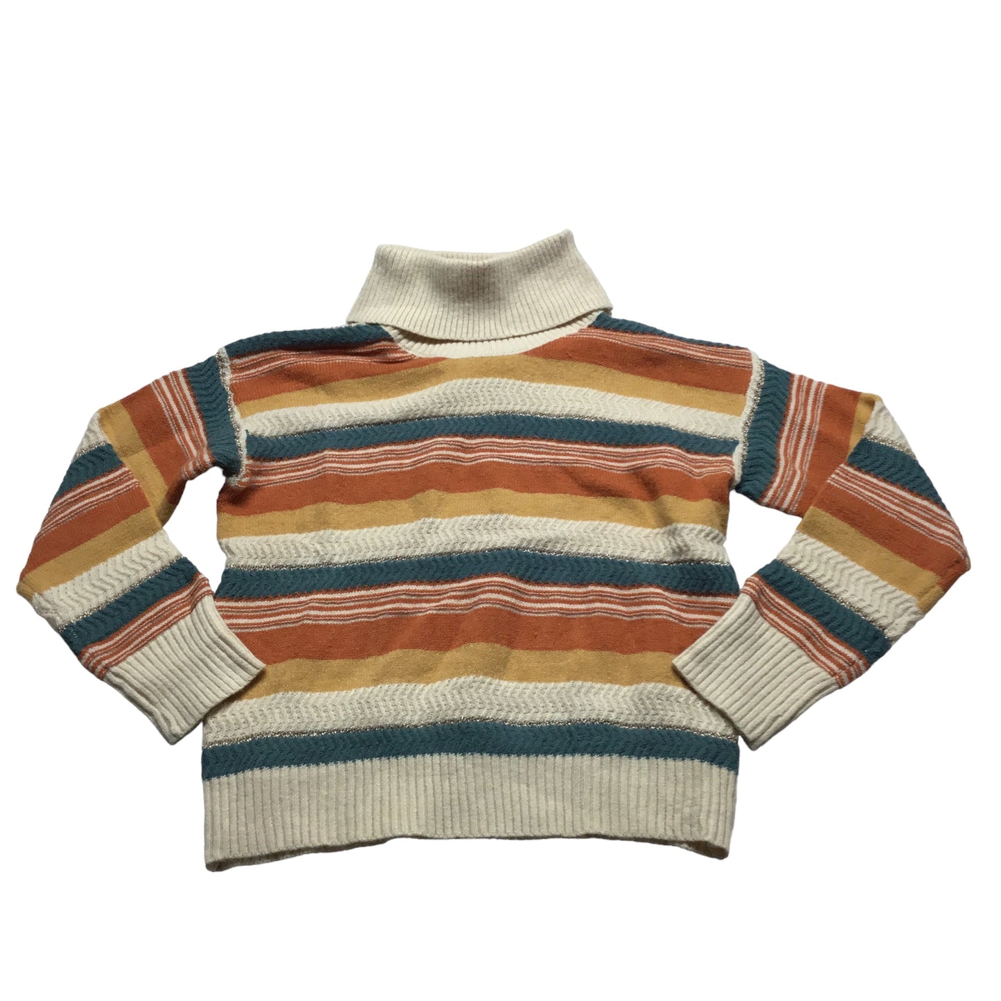 Sweater By Hem & Thread In Striped Pattern, Size: M