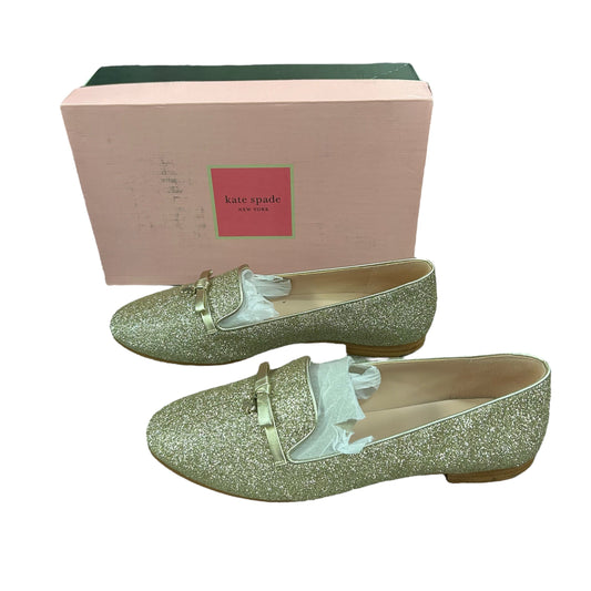 Shoes Flats By Kate Spade In Gold, Size: 11