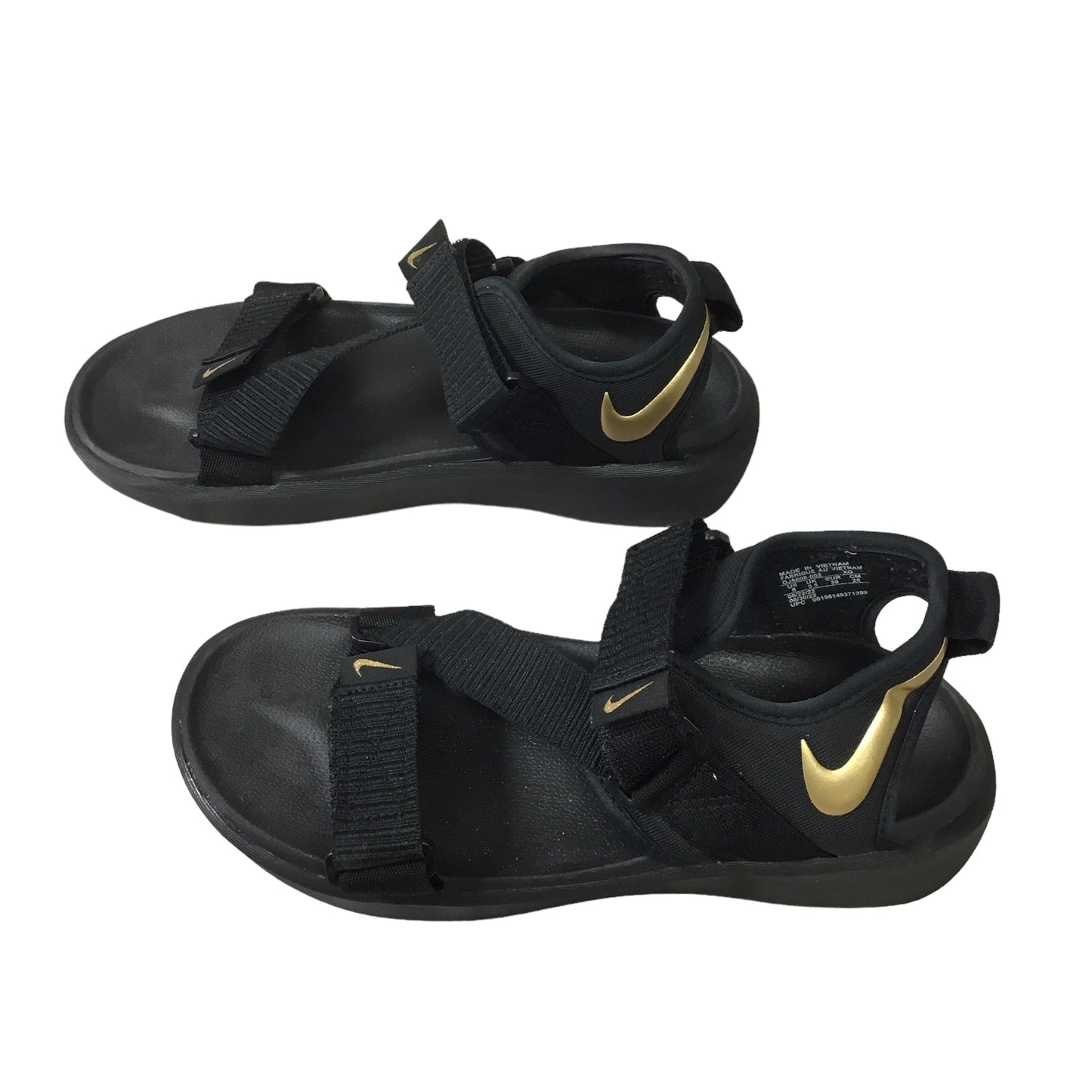 Sandals Flats By Nike In Black, Size: 8