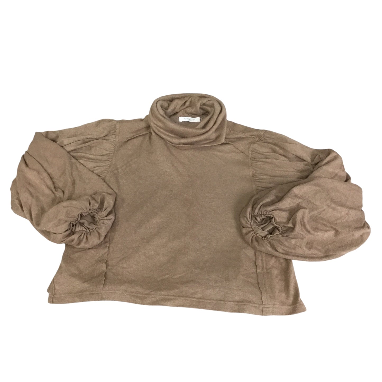 Top Long Sleeve By Mustard Seed In Brown, Size: S