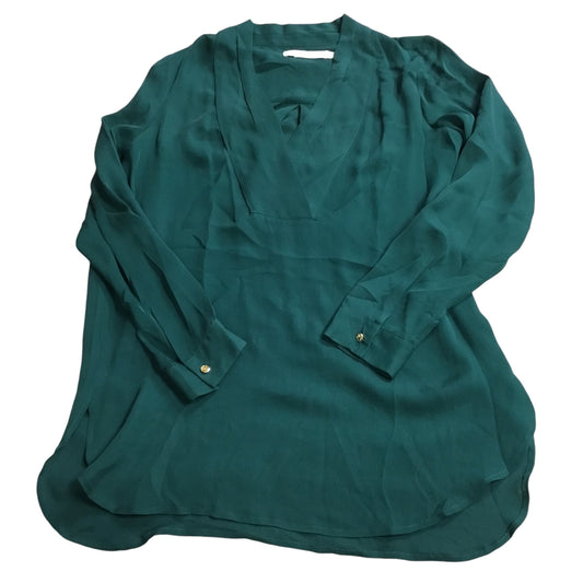 Blouse Long Sleeve By Cmb In Green, Size: M