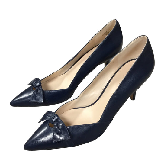 Shoes Heels Stiletto By Nine West In Navy, Size: 9