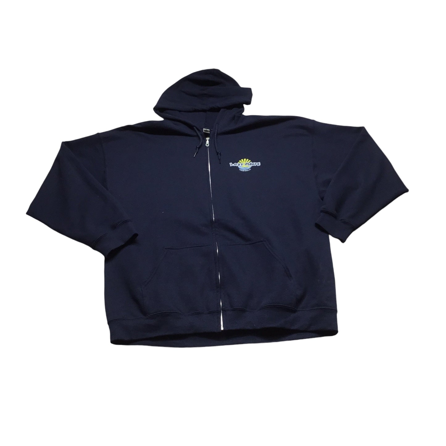 Sweatshirt Hoodie By Gildan In Navy, Size: 2x