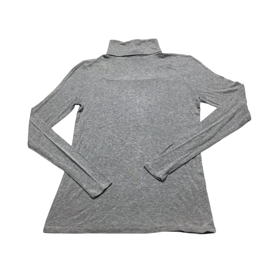 Top Long Sleeve Basic By White House Black Market In Grey, Size: S