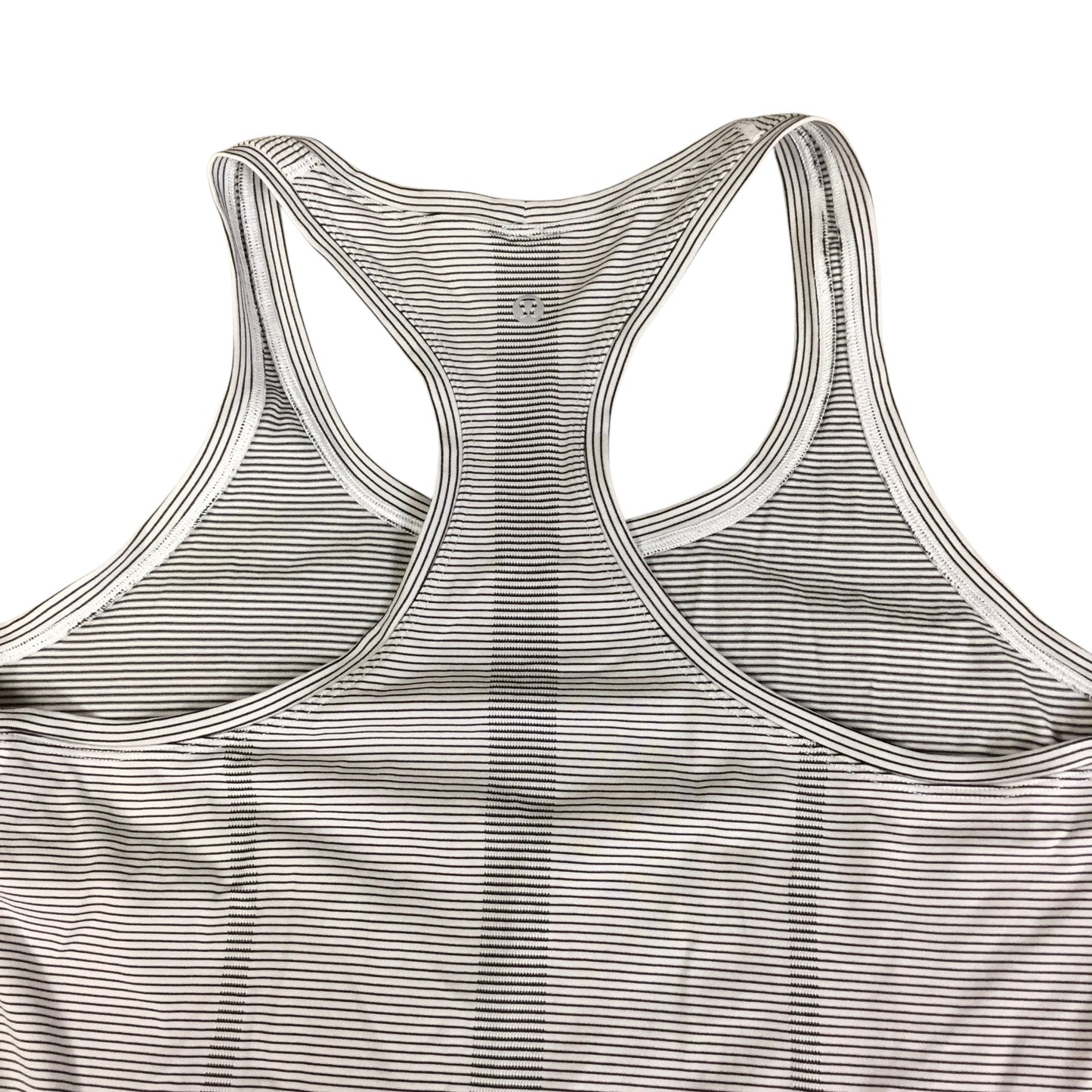 Athletic Tank Top By Lululemon In Striped Pattern, Size: 12