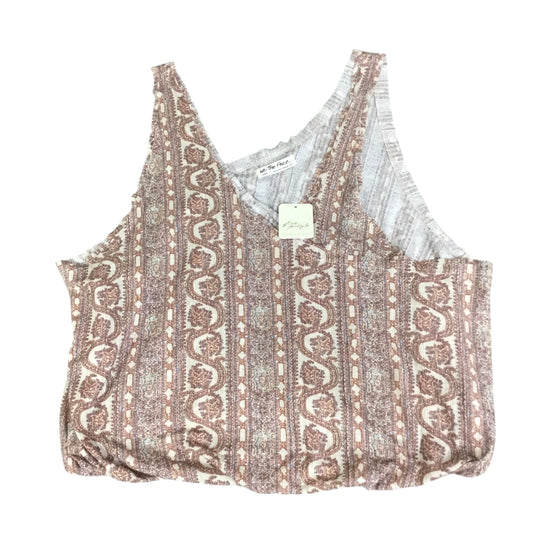 Top Sleeveless By We The Free In Brown, Size: L