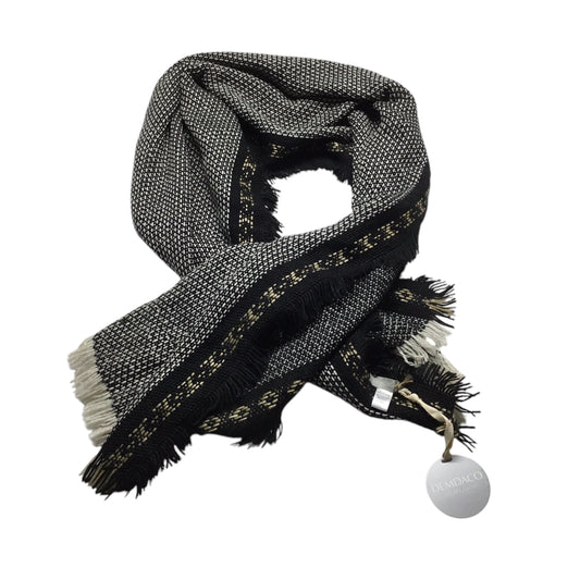 Shawl By Clothes Mentor In Black & Tan