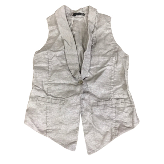 Vest Other By Eileen Fisher In Silver, Size: S