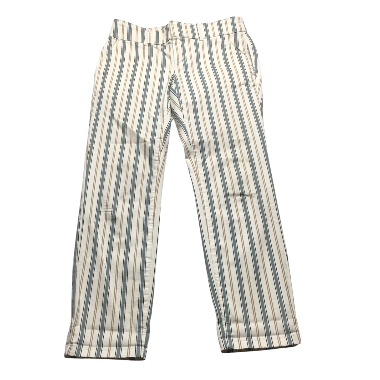 Pants Cropped By Loft In Striped Pattern, Size: 2p