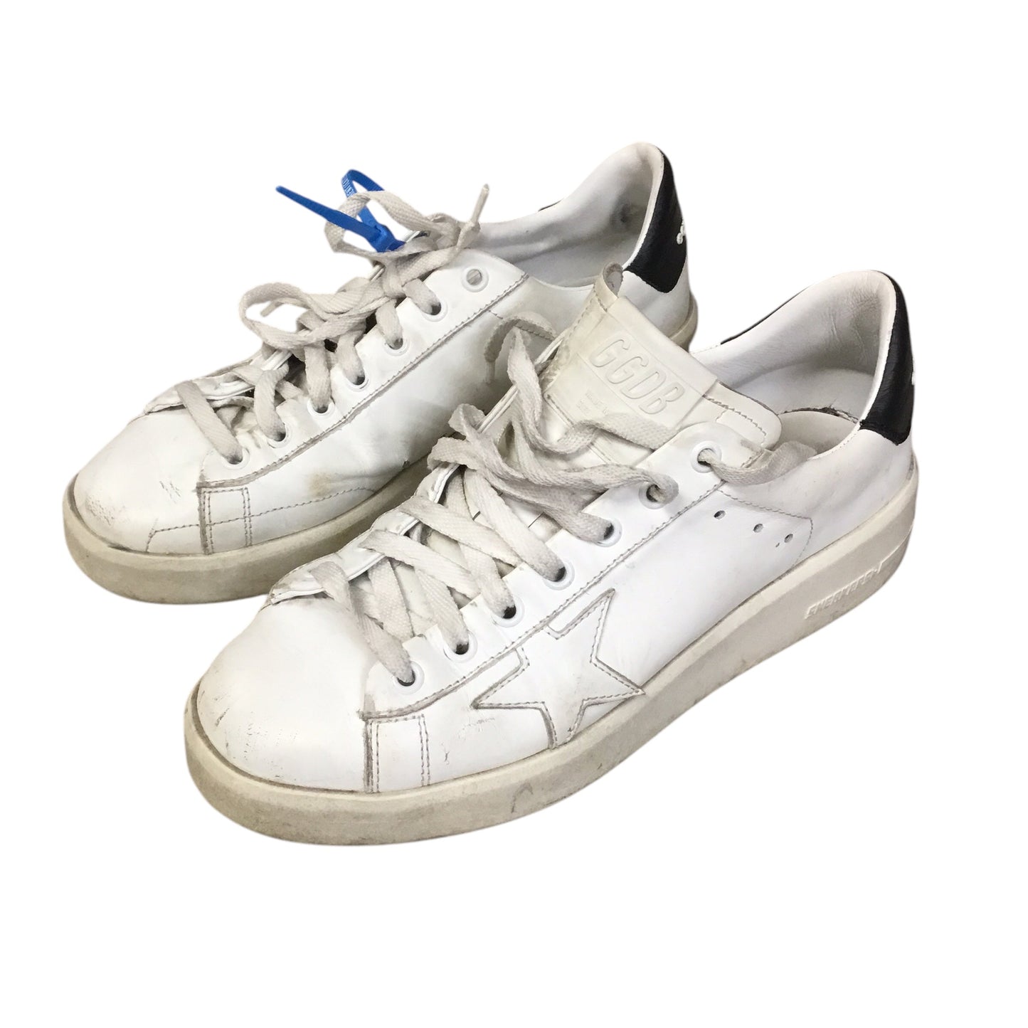 Shoes Luxury Designer By Golden Goose In White, Size: 7