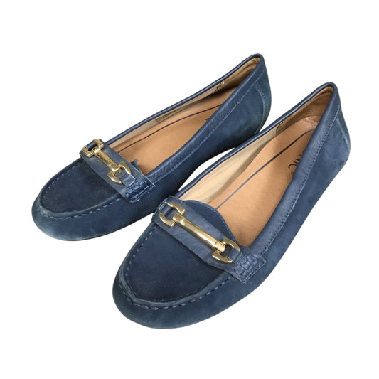 Shoes Flats By Vionic In Navy, Size: 6