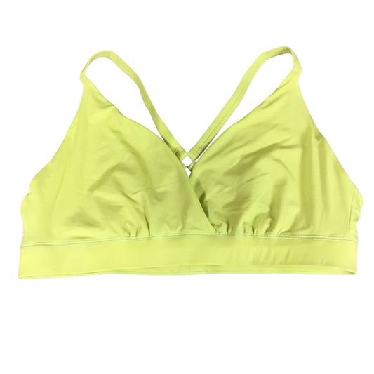 Athletic Bra By Rei In Yellow, Size: Xl