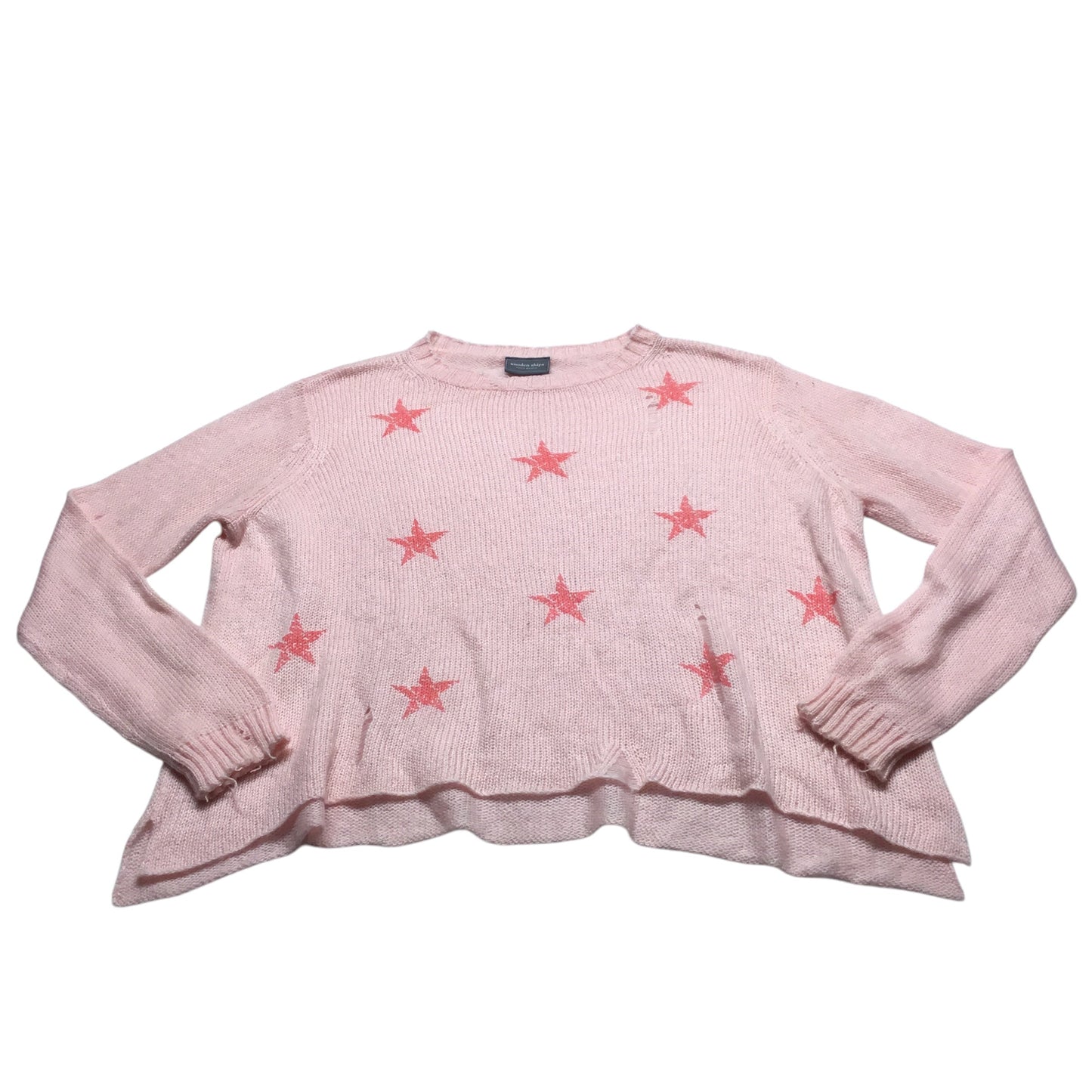 Sweater By Wooden Ships In Pink, Size: L