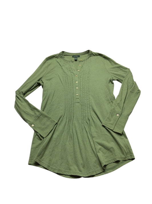 Top Long Sleeve By Lauren By Ralph Lauren In Green, Size: M