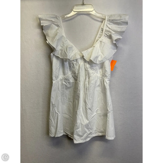 Top Sleeveless By French Connection In White, Size: 6