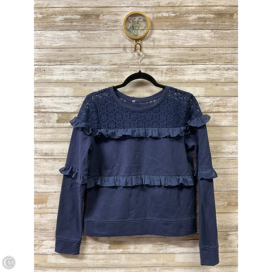 Top Long Sleeve Designer By Lilly Pulitzer In Navy, Size: M