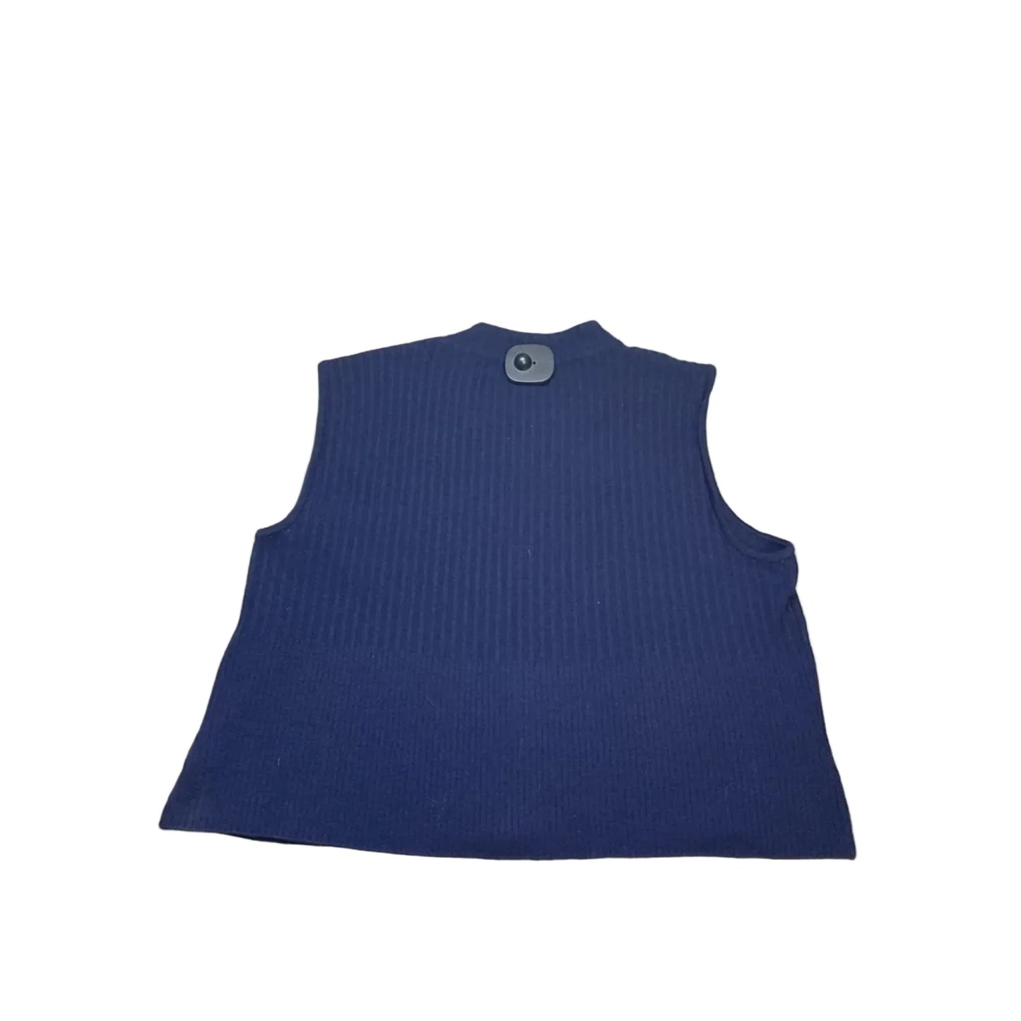 Top Sleeveless By St. John In Navy, Size: L
