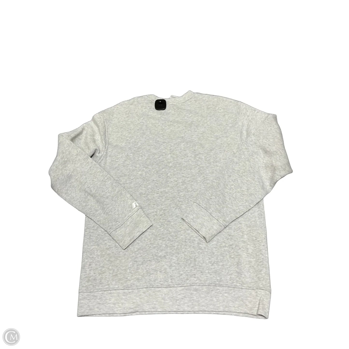 Sweatshirt Crewneck By Russel Athletic In Blue & Grey, Size: M