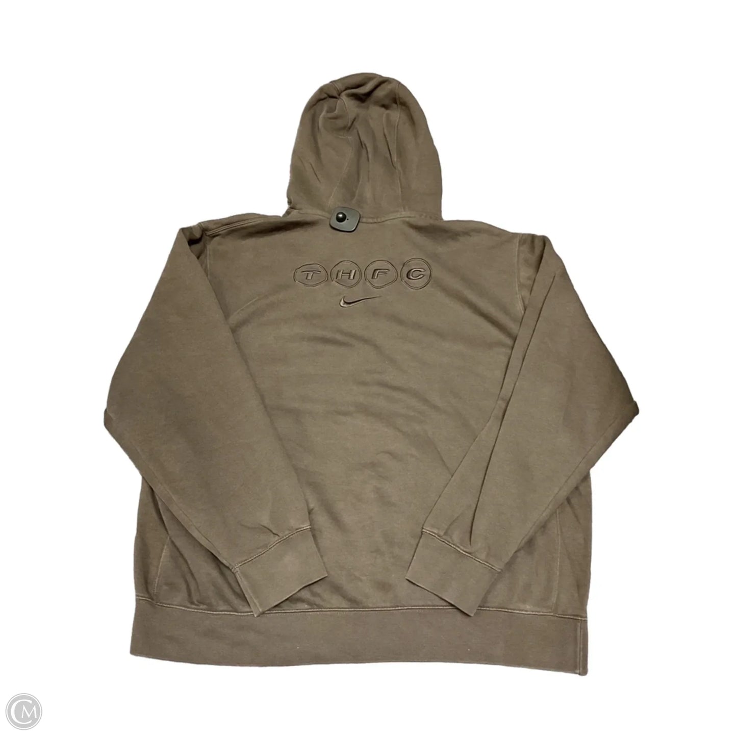 Sweatshirt Hoodie By Nike Apparel In Brown, Size: Xl