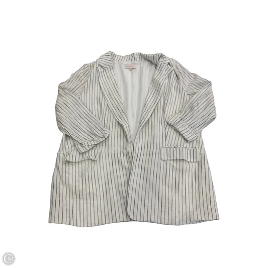 Blazer By Skies Are Blue In Striped Pattern, Size: L