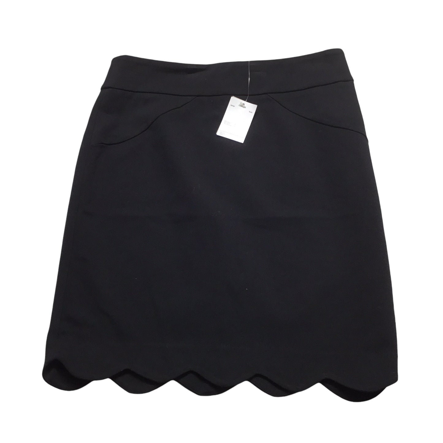 Skirt Midi By Carmen By Carmen Marc Valvo In Black, Size: 8