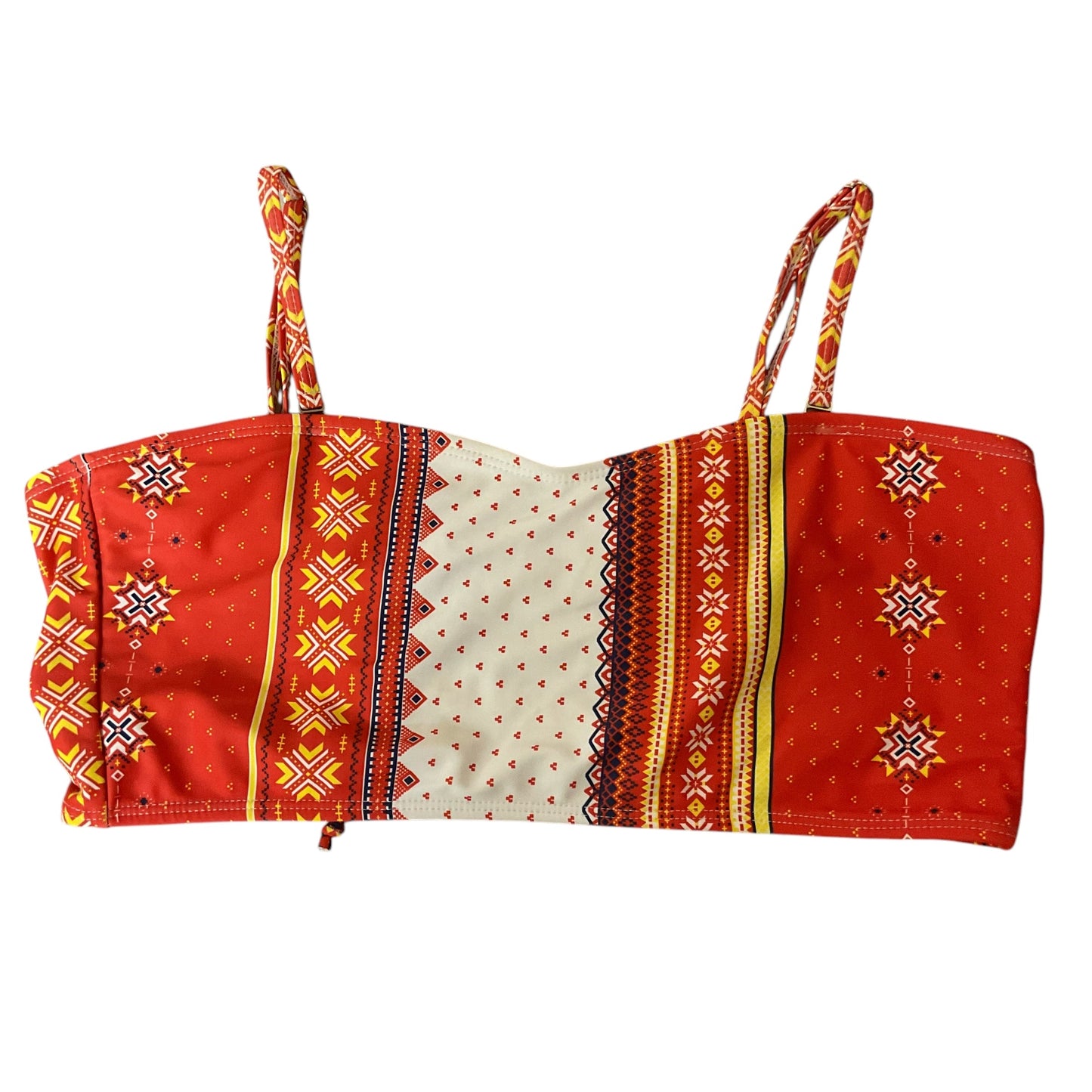 Swimsuit Top By Shein In Orange, Size: Xl