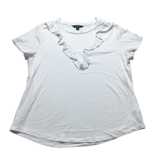 Top Short Sleeve By Lauren By Ralph Lauren  Size: Xl