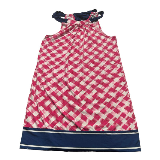 Pink & White Dress Casual Short Mudpie, Size S