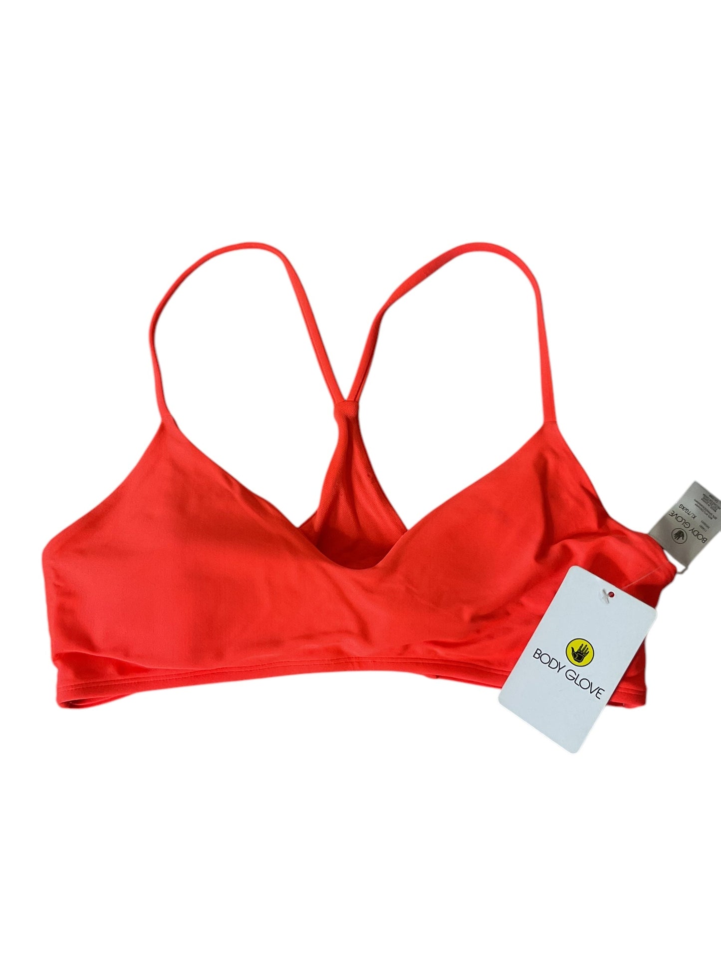 Athletic Bra By Clothes Mentor In Coral, Size: Xl