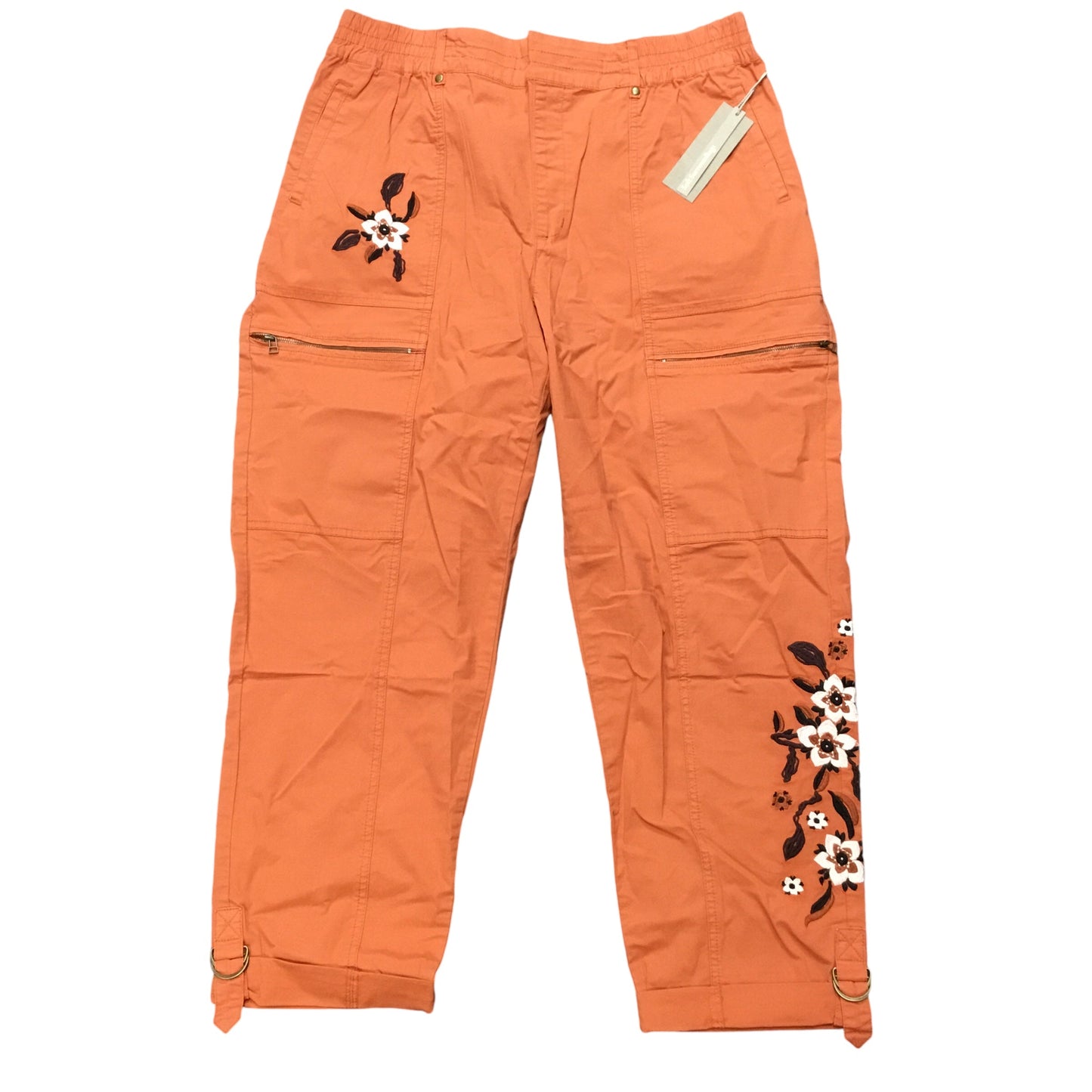 Pants Cargo & Utility By Soft Surroundings In Orange, Size: L