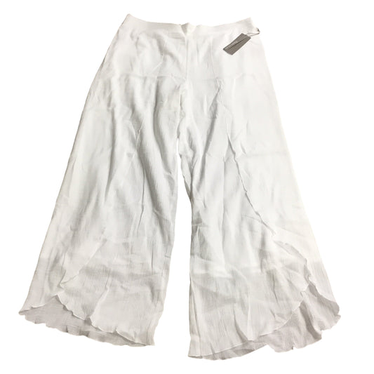 Pants Linen By Soft Surroundings In White, Size: L