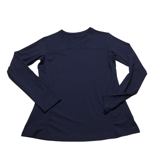 Athletic Top Long Sleeve Crewneck By Clothes Mentor In Blue, Size: L