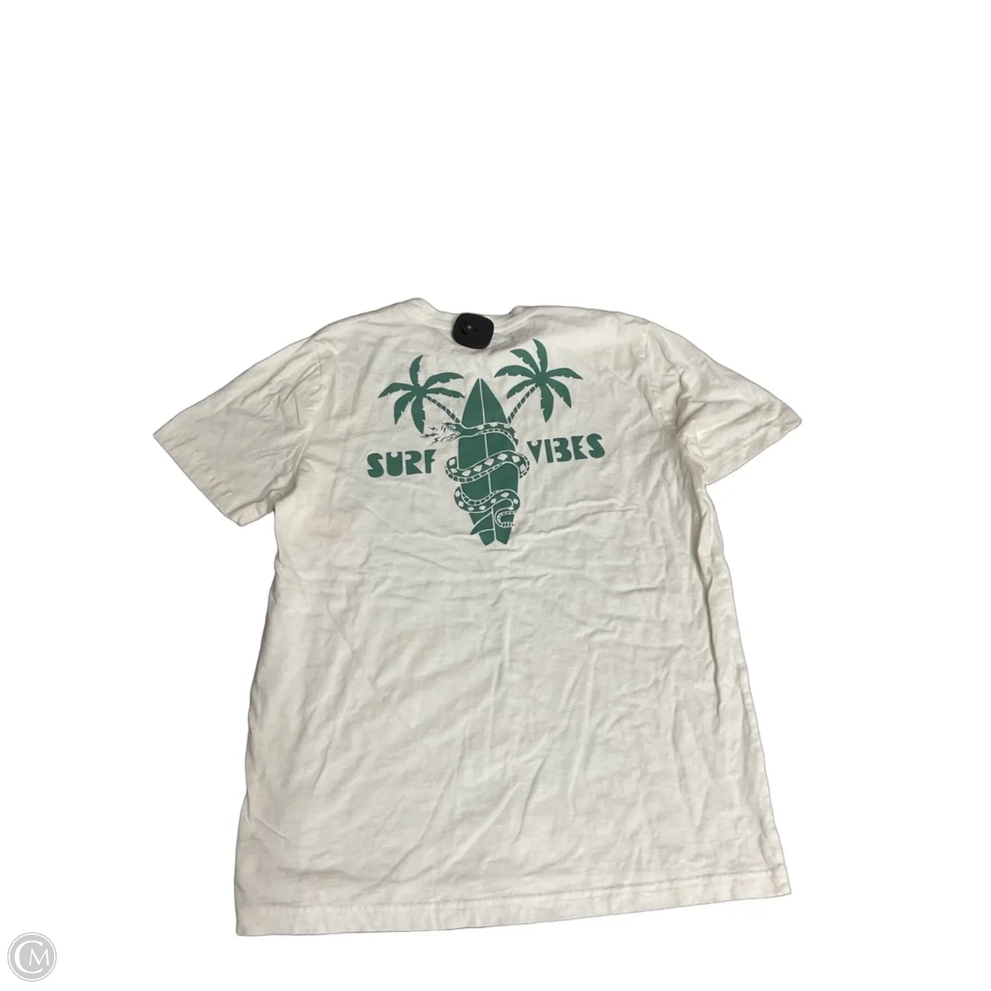 Top Short Sleeve Basic By Old Navy In Cream, Size: S