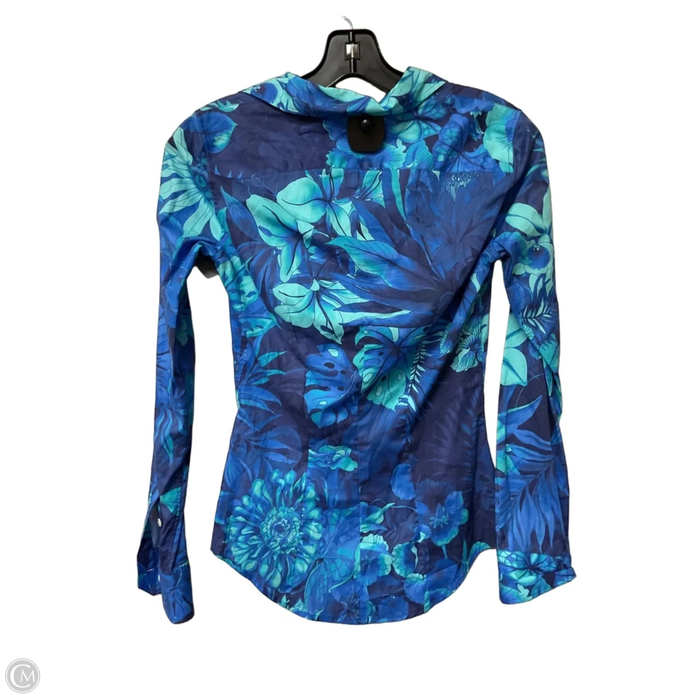 Top Long Sleeve By Cma In Blue, Size: M