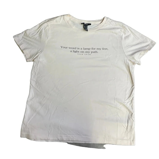 Top Short Sleeve Basic By Forever 21 In Pink, Size: M